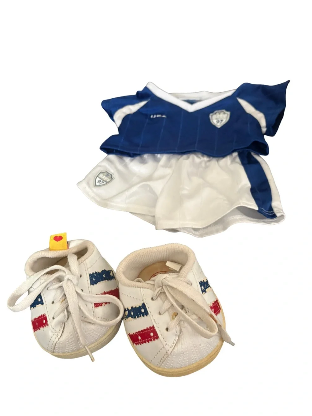 Build A Bear Bundle Plush Bear Outfits Shoes Bag Soccer Holiday Pajamas